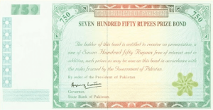 Rs. 750 Prize Bond