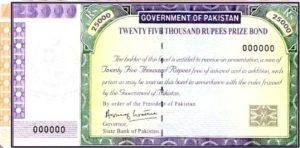 Rs. 25000 Prize Bond